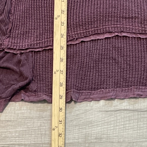 Karyn‎ SEO Knit Top 1/4 Sleeve HOBO Handmade Large Purple BOHO - Picture 4 of 7